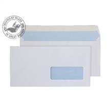 Window Envelopes | Blake White Window Peel and Seal Wallet DL 110x220mm 100gsm (Pack 500)