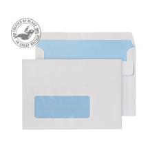 Blake White Window Self Seal Wallet C6 114x162mm 90gsm (Pack 1000)