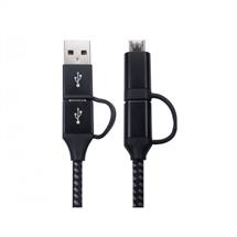 CABLES DIRECT Cables | Cables Direct NLMOB-4CBDBK USB cable 1 m USB 2.0 USB C Black