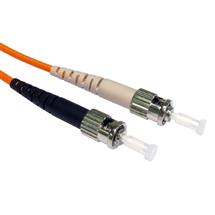 Cables Direct 1m ST-ST 50/125 OM2 InfiniBand/fibre optic cable Orange