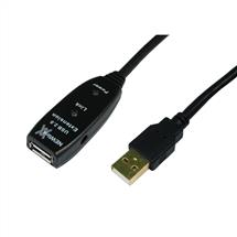 CABLES DIRECT Cables | Cables Direct 25m USB 2.0 Active Repeater USB cable Black