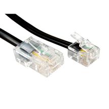 Telephone Cables | Cables Direct RJ11/RJ45 20m Black | In Stock | Quzo UK