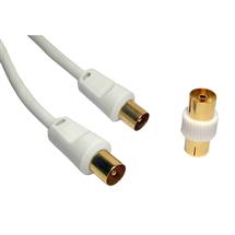 Cables Direct TV Coax coaxial cable 15 m F White | In Stock