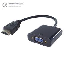 Groupgear | connektgear HDMI to VGA Active Adapter - Male to Female (HDMI Source)