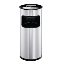 Durable 333023 trash can 17 L Round Metal Silver | Quzo UK