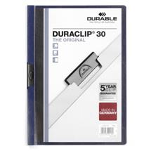 Durable DURACLIP report cover PVC Blue | In Stock | Quzo UK