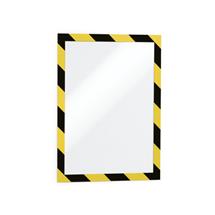 Magnetic Frames | Durable Duraframe Security A4 magnetic frame Black, Yellow