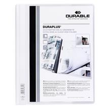 Durable Duraplus report cover White | In Stock | Quzo UK
