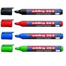 Edding 653 permanent marker Chisel/Fine tip Black, Blue, Green, Red 4