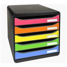 Big-Box | Exacompta 309798D office drawer unit Black | In Stock