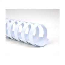 PVC | GBC CombBind Binding Combs 12mm White (100) | In Stock