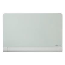 Nobo Diamond Glass Board with Rounded Corners Magnetic White