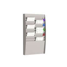 Literature Displays | PaperFlow K500010 magazine rack Polystyrene Grey | In Stock