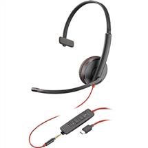 POLY Blackwire C3215 Monaural Headset +Carry Case (Bulk)