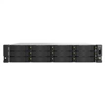 QNAP TS-H1277AXU-RP NAS Rack (2U) Ethernet LAN Black E-2136