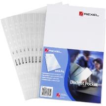 Rexel Budget Embossed Top Opening Pockets (100) | In Stock