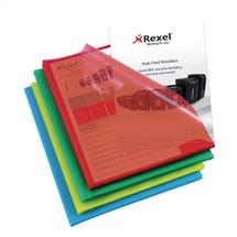 Rexel | Rexel Cut Flush Folders A4 Assorted (100) | In Stock