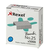 Rexel No. 25 (6/4) Staples (5000) | In Stock | Quzo UK