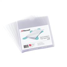 Rexel | Rexel Nyrex™ Card Holders 152x102mm Clear (25) | In Stock