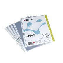 Rexel Premium A5 Top Opening Pockets Clear (100) | In Stock