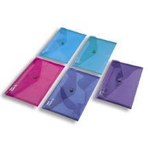 Document Wallets | Snopake 11355 folder Polypropylene (PP) Blue, Green, Pink, Purple,