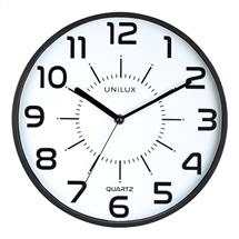 Unilux | Unilux POP Quartz clock Round Black | In Stock | Quzo UK