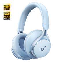Bluetooth Headphones | Anker Space One  Blue Headphones Wireless Headband Music/Everyday USB