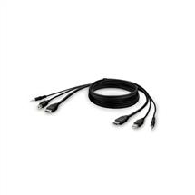 Linksys Kvm Cables | Belkin F1DN1CCBL KVM cable Black 1.8 m | Quzo UK