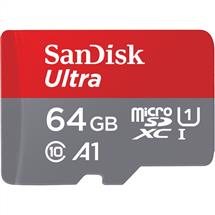 Grey, Red | SanDisk Ultra 64 GB MicroSDXC UHS-I Class 10 | In Stock