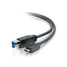 C2G 2m USB 3.1 Gen 1 USB Type C to USB B Cable M/M – USB C Cable Black