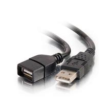 C2g  | C2G 9.8ft (3m) USB 2.0 A Male to A Female Extension Cable - Black
