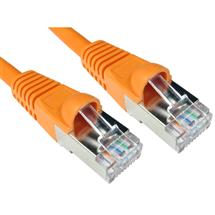 Cables Direct S/FTP CAT6A 10m networking cable Orange S/FTP (S-STP)