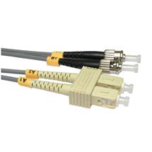 Cables Direct ST-SC, OM1, MMF, 1m InfiniBand/fibre optic cable Grey