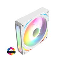 White | CIT Lightning 120mm ThreeSided Infinity ARGB White 3Pin PC Cooling Fan