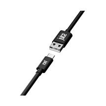 Juice JUI-CABLE-TYPEC-1M-RND-ECO-BLK USB cable Lightning USB A Black