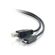 C2G 2m USB 2.0 USB Type C to USB B Cable M/M - USB C Cable Black