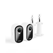 IP security camera | Arlo Essential FHD Outdoor Security Camera & 2-Wall Mount, 2-pack