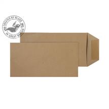 Brown | Blake Purely Everyday Manilla Gummed Pocket DL 220X110mm 80gsm (Pack