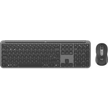 Graphite | Logitech MK950 Signature Slim keyboard Mouse included Office RF