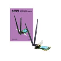 Prevo 1200mbps PCIExpress Dual Band Wireless AC Adapter with