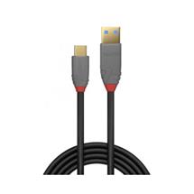 Lindy 3m USB 3.2 Type A to C Cable, 5A PD, Anthra Line