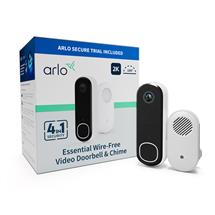 Arlo Essential 2K Video Doorbell & Chime White | In Stock