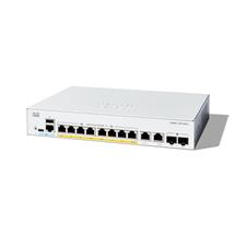 Cisco Catalyst 13008FP2G Managed Switch, 8 Port GE, Full PoE, 2x1GE