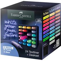 Faber-Castell 254602 marker 24 pc(s) Chisel tip Multicolour
