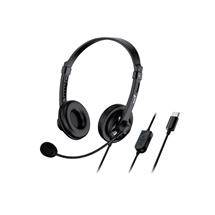 Genius HS230U Headset with Mic, USBC Connection, Plug and Play,