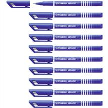 STABILO SENSOR fine fineliner Blue 10 pc(s) | Quzo UK