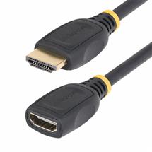 StarTech.com 18in (0.5m) HDMI 2.0 Extension Cable, High Speed HDMI