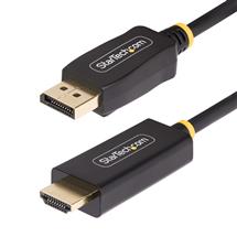 Video Cable | StarTech.com 6.6ft (2m) DisplayPort to HDMI Adapter Cable, 4K 60Hz