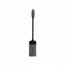 Verbatim 49143 video cable adapter 0.1 m USB Type-C HDMI Black, Silver