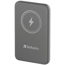 Verbatim Charge "n" Go Magnetic Wireless Power Bank 10000mAh Grey